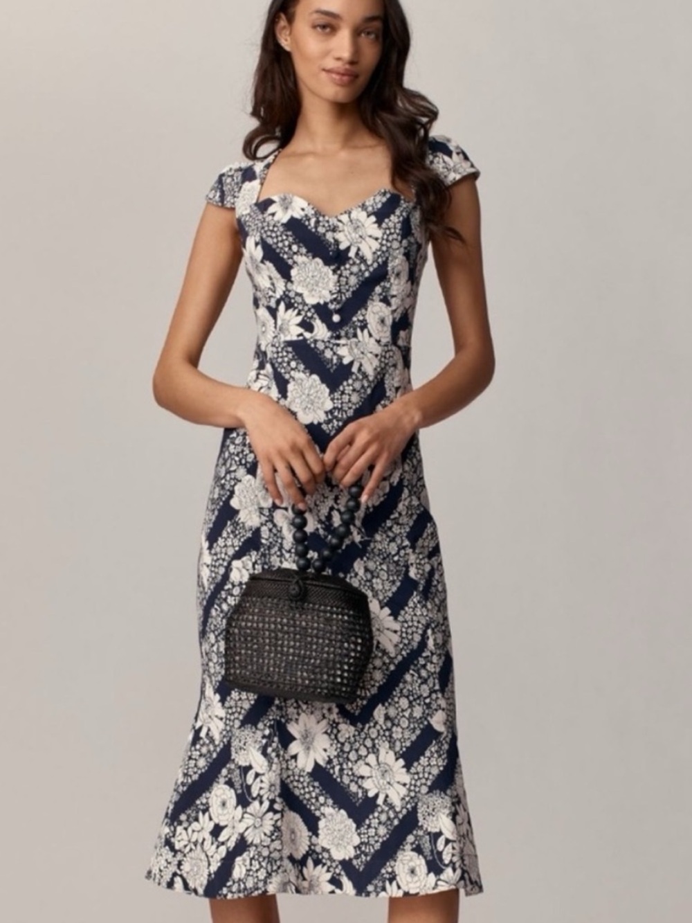 NWT Anthropologie Maeve The Cecily _ Fit & Flare Sweetheart Dress: Magic Fabric